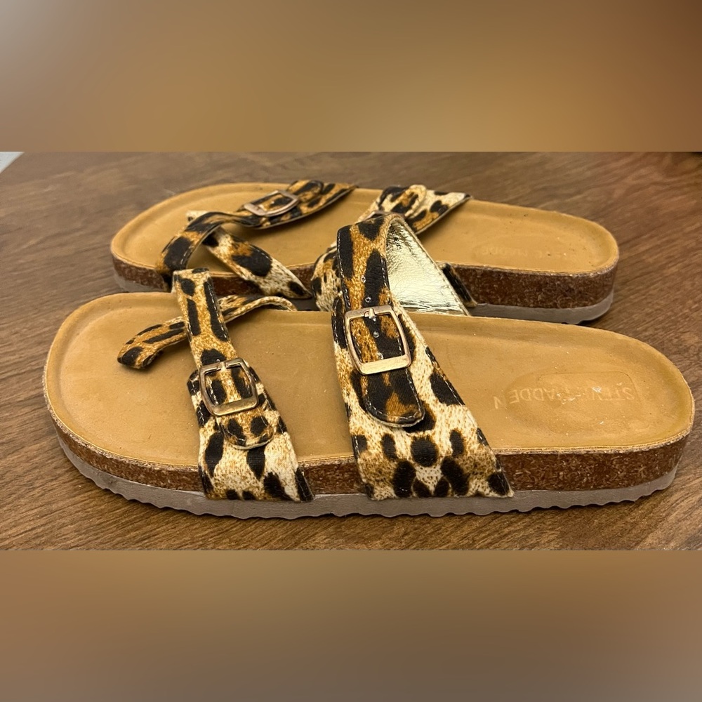 Steve Madden Kids Sandals with Leopard Pattern